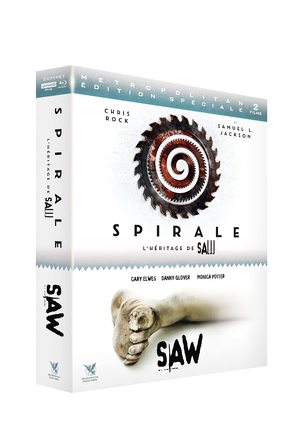 soldes Coffret Spirale : L´Héritage de Saw + Saw - Editions Limitées Steelbooks - 4K UHD + Blu-Ray N3Av485Sf en solde