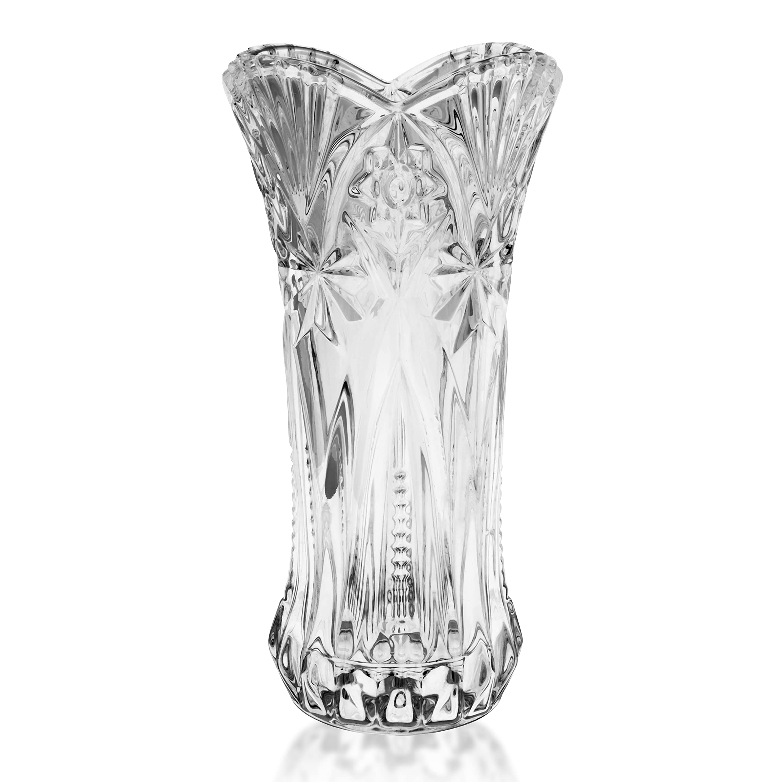 Populaire Kurtzy Vase Transparent en Cristal Clair - 29 cm - Vase en Verre Melodia Cylindrique Décoratif et Moderne pour Fleurs - Vase Verre pour Centre de Table et Décoration de Bureau N9g0FbG77 en France Online